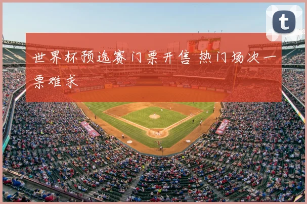 世界杯预选赛门票开售 热门场次一票难求