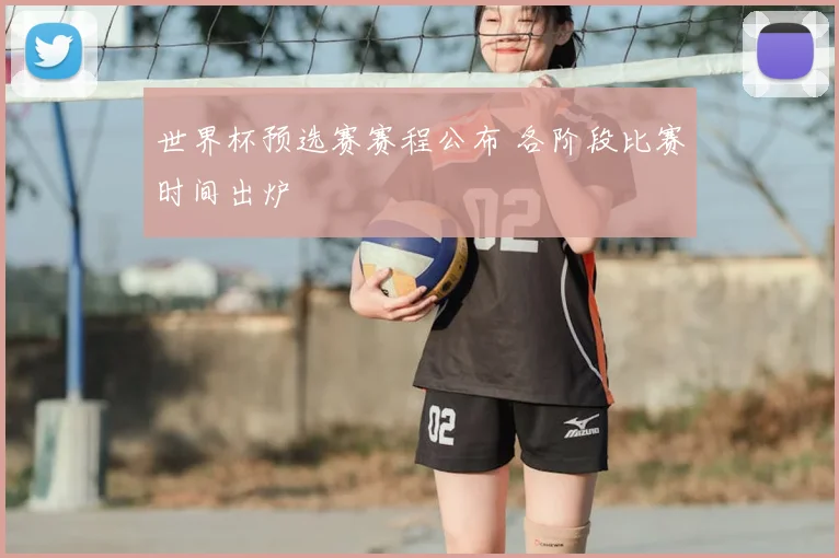 世界杯预选赛赛程公布 各阶段比赛时间出炉
